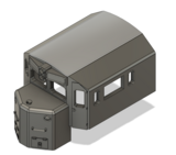 Locomotive Train Parts - MEC GP9M Extended Cab