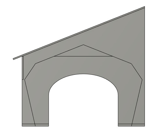 N Scale - Lean To Snow Shed 2 Track