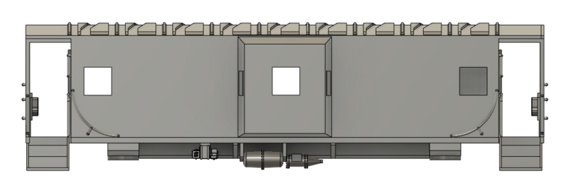 HO Scale - Erie Lackawanna C301 Bay Window Caboose