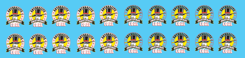 Reading Northern Antricite Logo Set