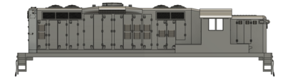 HO Scale - AS-16m "Buffalo" High Hood with DB Locomotive Shell