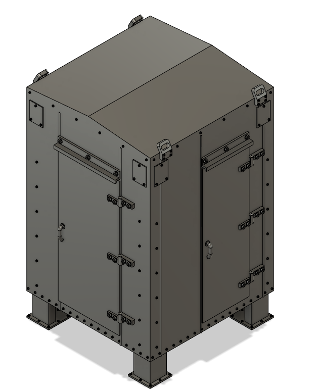 N Scale Scenery Parts - Electrical Cabinet 72in x 72in