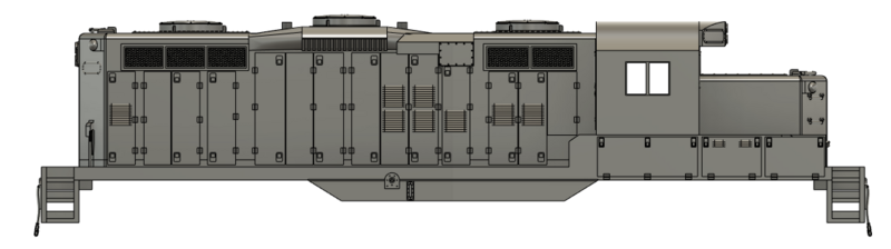 N Scale - EMD GP10 Phase 3 with DB Locomotive Shell