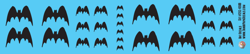 Estes Bat Decals