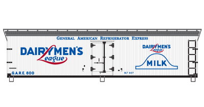 40' Reefer - Dairyman's League Red L Decal Set