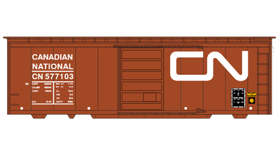 Canadian National 40ft Modern Box Car Decals