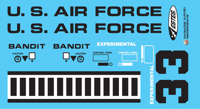 Estes Firecat BT55 Scale Decals