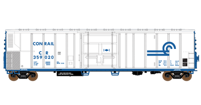 Conrail White Mechanical Reefer Decals