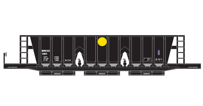 MWAX Longitudinal Hopper Decals