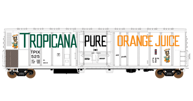 Tropicana Mechanical Reefer Decals
