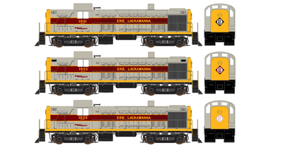 Erie Lackawanna RS3 Grey Yellow Locomotive Decals