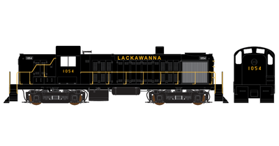 Lackawanna RS3 Locomotive Block Numbers Decals