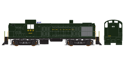 Reading Lines RS3 Green Scheme Locomotive Decals