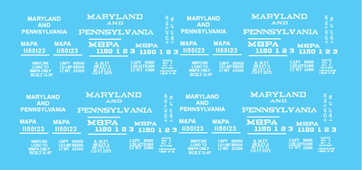 Maryland Pennsylvania Box Car Set - MA PA Historical Society