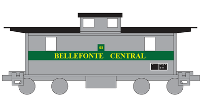 Bellefonte Central Caboose Decals