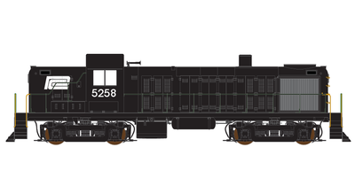Penn Central RS3 Gothic Numbers Decals