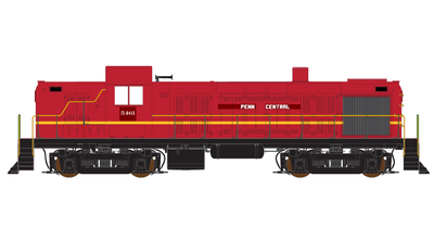Penn Central RS3 ex LV Patchout Locomotive Decals