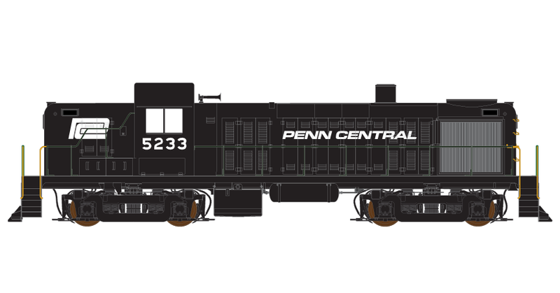 Penn Central RS3 Alternate Numbers Decals
