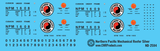 HO Scale - Northern Pacific Silver Mechanical Reefer Decals