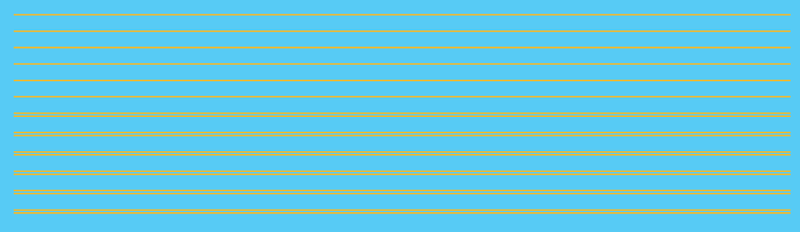 Pennsylvania Railroad 3 Stripe Passenger Car Striping