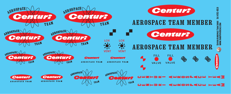Centuri Aerospace Team Logos