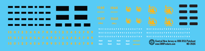 N Scale - Central New Jersey ex RDG RS3 Patchout Decals
