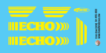 Estes Echo (1950) Decals