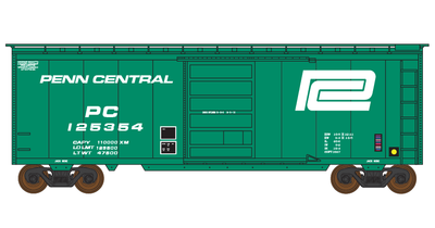Penn Central 40ft Box Car Decals