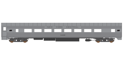 Penn Central ex NYC Corrugated Passenger Cars Decals