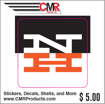 Vinyl Sticker - New Haven Black White Orange Logo