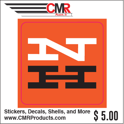 Vinyl Sticker - New Haven Orange White Black Logo