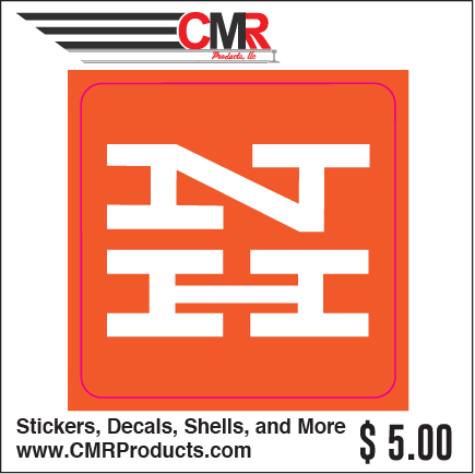 Vinyl Sticker - New Haven Orange White Logo