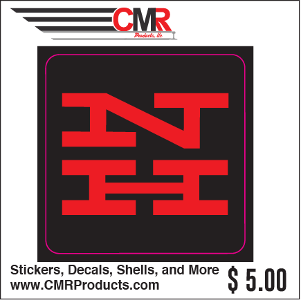 Vinyl Sticker - New Haven Black Red Logo