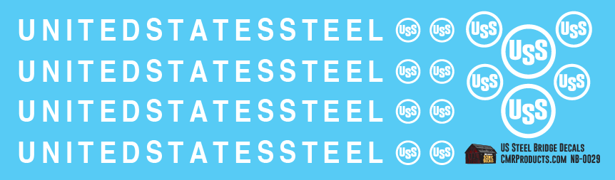 US Steel Bridge Decals