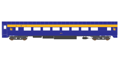 Central New Jersey Blue Passenger Car Decals