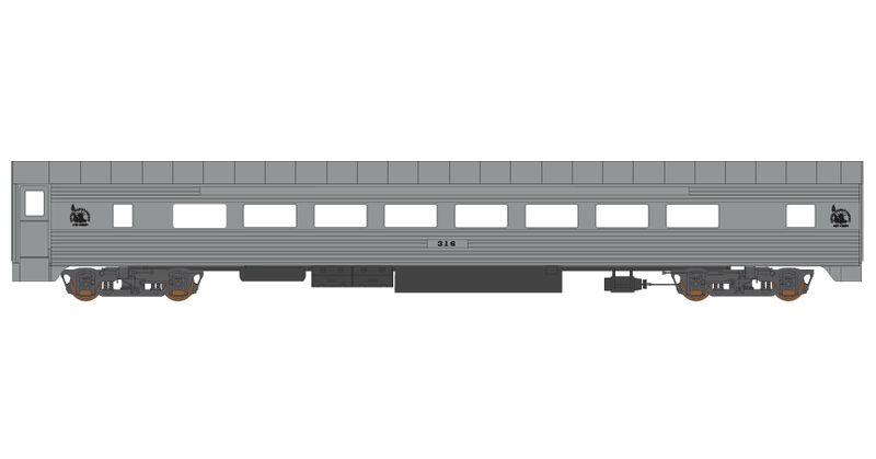 Central New Jersey Corrugated Passenger Car Decals