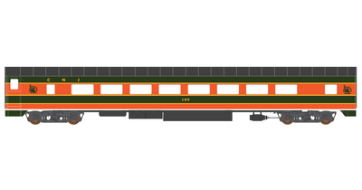 Central New Jersey ex Empire Builder Passenger Car Decals