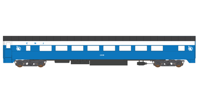 Central New Jersey ex-Great Northern Passenger Car Decals