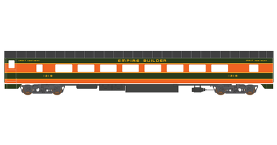 Great Northern Empire Builder Passenger Car Decals