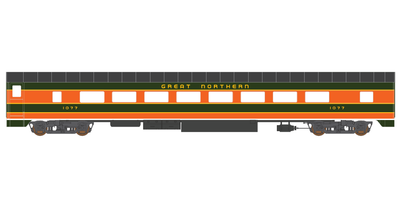Great Northern Empire Builder Passenger Car Decals v2