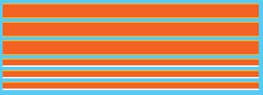 N Scale - Great Northern Empire Builder Orange Striping Decals
