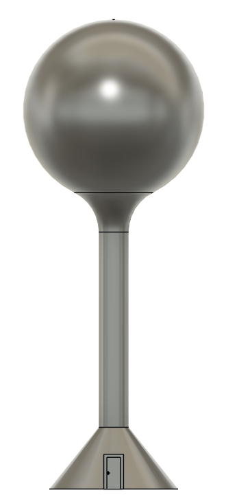 N Scale - Water Tower Large Lollipop Style