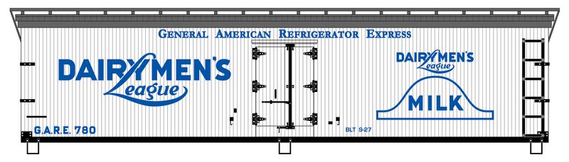 40' Reefer - Dairyman's League Decal Set
