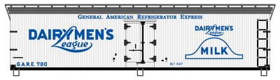 40' Reefer - Dairyman's League Decal Set