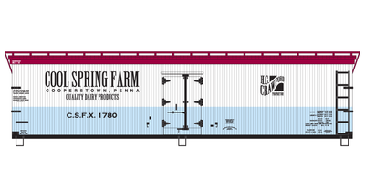 Cool Spring Farm 40ft Wood Reefer Decals