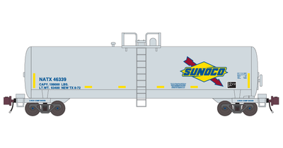 Sunoco Modern Tank Car v2 Decals