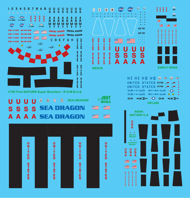 JBOT Decals - Post Saturn Sets 2-3-4
