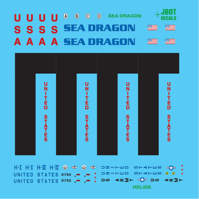 JBOT Decals - Sea Dragon Helios