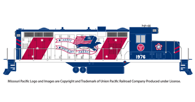Missouri Pacific Bicentennial Locomotive Decals