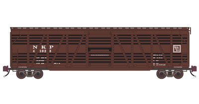 Nickel Plate 50ft Outside Braced Stock Car Decals